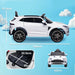 Kids Licensed Aston Martin DBX with Lights and Music in White 12V - Little and Giant Explorers AIYAPLAY