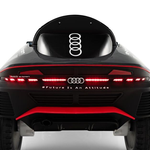 Licensed Audi E-tron Racing Car with Remote Control, Music, Horn and LED Lights 12V - Little and Giant Explorers Costway