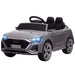 Kids Licensed Audi Q8 e-tron Sportback with Headlights in Grey 12V - Little and Giant Explorers AIYAPLAY