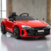 Licensed Audi RS E-tron GT with Remote Control, Suspension System, Lights and Music 12V in Red - Little and Giant Explorers HOMCOM