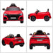 Licensed Audi RS Q8 with Remote, USB, MP3 and Bluetooth 6V in Red - Little and Giant Explorers HOMCOM