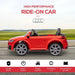 Licensed Audi TT RS with Remote, Suspension, Headlights and MP3 Player 12V in Red - Little and Giant Explorers HOMCOM