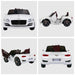 Licensed Bentley GT with Remote Control, Two Motors, LED Light and Music 12V in White - Little and Giant Explorers HOMCOM