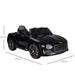 Licensed Bentley GT with Remote Control, Two Motors, LED Light and Music 12V in Black - Little and Giant Explorers HOMCOM