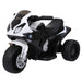 Licensed BMW Electric Ride on Motorcycle with Headlights and Music 6V in Black - Little and Giant Explorers HOMCOM