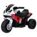 Licensed BMW Electric Ride on Motorcycle with Headlights and Music 6V in Red - Little and Giant Explorers HOMCOM