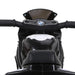 Licensed BMW Electric Ride on Motorcycle with Headlights and Music 6V in Black - Little and Giant Explorers HOMCOM