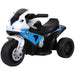 Kids Licensed BMW Electric Ride on Motorcycle with Headlights and Music 6V in Blue - Little and Giant Explorers HOMCOM