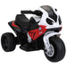 Licensed BMW Electric Ride on Motorcycle with Headlights and Music 6V in Red - Little and Giant Explorers HOMCOM