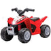 Kids Licensed Honda Electric Ride on Quad Bike with LED Light and Horn 6V in Red - Little and Giant Explorers AIYAPLAY