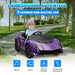 Kids Licensed Lamborghini Autentica in Purple 12V - Little and Giant Explorers AIYAPLAY