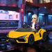 Kids Licensed Lamborghini Revuelto with Butterfly Doors in Yellow 12V - Little and Giant Explorers AIYAPLAY