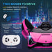 Licensed Lamborghini Sian with Remote, Music, Lights and MP3 12V in Pink - Little and Giant Explorers HOMCOM