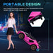 Licensed Lamborghini Sian with Remote, Music, Lights and MP3 12V in Pink - Little and Giant Explorers HOMCOM