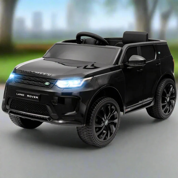 Kids Licensed Land Rover Discovery Sport with Remote in Black 12V - Little and Giant Explorers AIYAPLAY