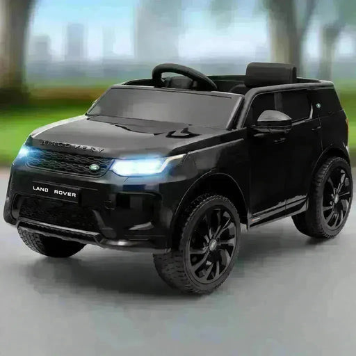 Kids Licensed Land Rover Discovery Sport with Remote in Black 12V - Little and Giant Explorers AIYAPLAY