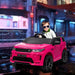 Kids Licensed Land Rover Discovery Sport with Remote in Pink 12V - Little and Giant Explorers AIYAPLAY