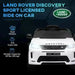 Kids Licensed Land Rover Discovery Sport with Remote in White 12V - Little and Giant Explorers AIYAPLAY