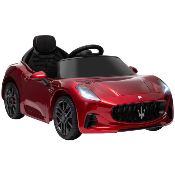 Kids Licensed Maserati Gran Turismo Folgore in Wine Red 12V - Little and Giant Explorers AIYAPLAY