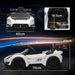 Kids Licensed Maserati GT2 with Remote and Lights in White 12V - Little and Giant Explorers AIYAPLAY