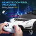 Kids Licensed Maserati GT2 with Remote and Lights in White 12V - Little and Giant Explorers AIYAPLAY