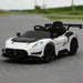 Kids Licensed Maserati GT2 with Remote and Lights in White 12V - Little and Giant Explorers AIYAPLAY