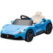 Kids Licensed Maserati MC20 with Spring Suspension in Blue 12V - Little and Giant Explorers AIYAPLAY