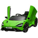 Kids Licensed McLaren 765LT with Butterfly Doors in Green 12V - Little and Giant Explorers AIYAPLAY