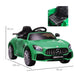 Licensed Mercedes Benz AMG GTR 12V in Green - Little and Giant Explorers HOMCOM