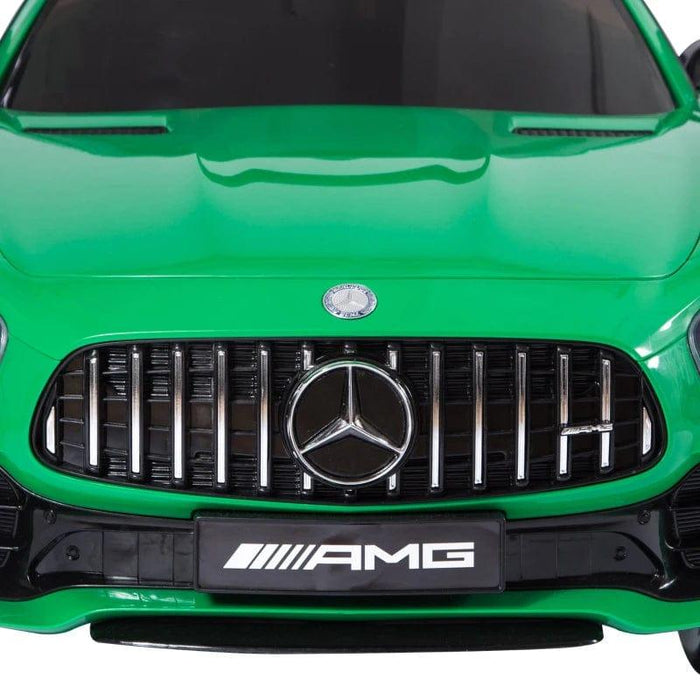 Licensed Mercedes Benz AMG GTR 12V in Green - Little and Giant Explorers HOMCOM