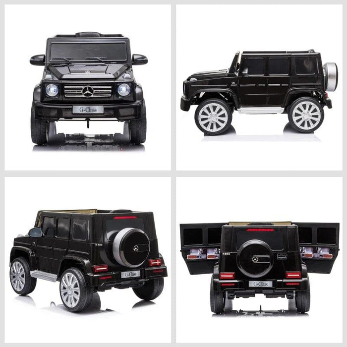 Licensed Mercedes Benz G500 12V in Black - Little and Giant Explorers HOMCOM