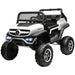 Licensed Mercedes Benz Unimog with Remote, Horn and Lights 12V Electric Ride on Toy - Little and Giant Explorers HOMCOM