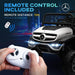 Licensed Mercedes Benz Unimog with Remote, Horn and Lights 12V Electric Ride on Toy - Little and Giant Explorers HOMCOM