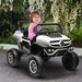 Licensed Mercedes Benz Unimog with Remote, Horn and Lights 12V Electric Ride on Toy - Little and Giant Explorers HOMCOM