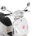 Licensed Vespa Motorcycle with LED Lights and MP3 6V in White - Little and Giant Explorers HOMCOM