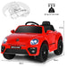 Kids Licensed Volkswagen Beetle Electric Kids Car with Remote Control in Red - Little and Giant Explorers Costway