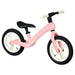 Lightweight Balance Bike with Adjustable Seat and Rubber Wheels in Pink - Little and Giant Explorers AIYAPLAY