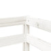 Kids Loft Bed with Ladder and Slide – White | Guardrails and Play Space VIDAXL - Little and Giant Explorers vidaXL