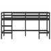 Kids Loft Bed with Ladder in Black and Solid Wood Pine (90 x 200cm) - Little and Giant Explorers vidaXL