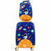 Children's suitcase with space-themed design on a white background