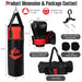 Kids Martial Arts Punch Bag Set – Wall-Mount Kit with Gloves, Wraps and Accessories | COSTWAY - Little and Giant Explorers Costway