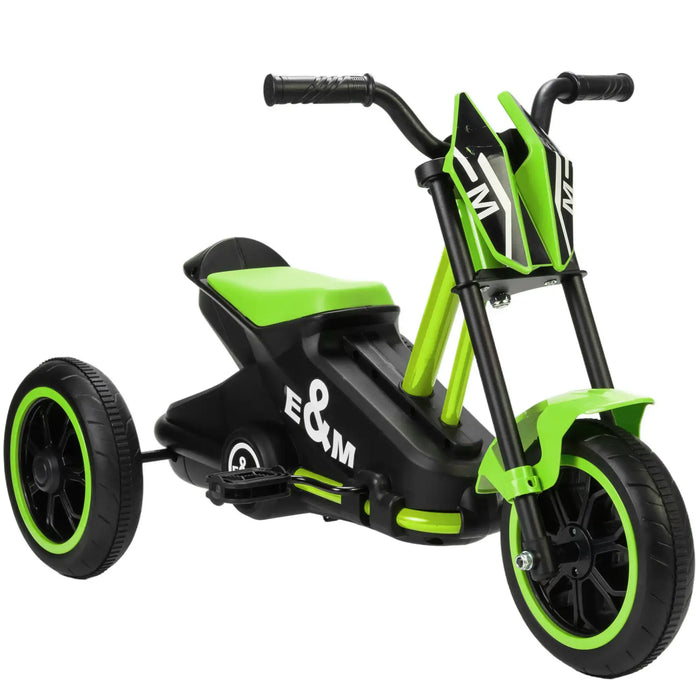 Kids Motorbike-Style Trike – Green | Steel Frame Toddler Balance Tricycle AIYAPLAY - Little and Giant Explorers