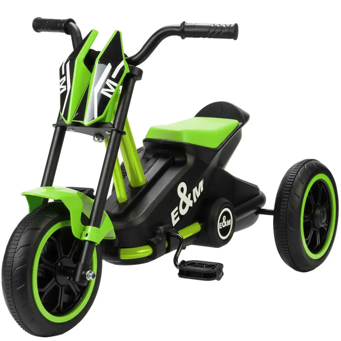 Kids Motorbike-Style Trike – Green | Steel Frame Toddler Balance Tricycle AIYAPLAY - Little and Giant Explorers