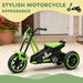 Kids Motorbike-Style Trike – Green | Steel Frame Toddler Balance Tricycle AIYAPLAY - Little and Giant Explorers