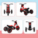 Kids Motorbike-Style Trike – Red | Steel Frame Toddler Balance Tricycle AIYAPLAY - Little and Giant Explorers