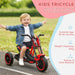 Kids Motorbike-Style Trike – Red | Steel Frame Toddler Balance Tricycle AIYAPLAY - Little and Giant Explorers