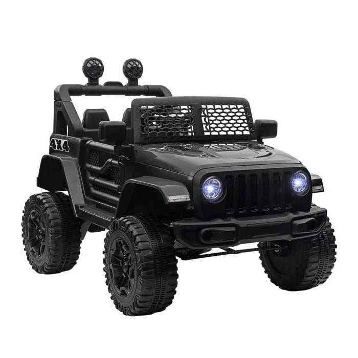 Off Road Electric Ride on Car Toy with Remote Control, Horn, Lights and Suspension Wheels 12V - Little and Giant Explorers HOMCOM