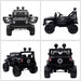 Off Road Electric Ride on Car Toy with Remote Control, Horn, Lights and Suspension Wheels 12V - Little and Giant Explorers HOMCOM