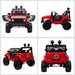 Off Road Electric Ride on Car Toy with Remote Control, Horn, Lights and Suspension Wheels 12V - Little and Giant Explorers HOMCOM