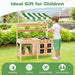 Kids Outdoor Mud Kitchen with Canopy - Little and Giant Explorers Costway